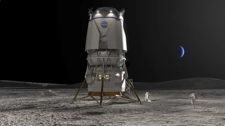 NASA picks Bezos' Blue Origin to build lunar landers for moonwalkers