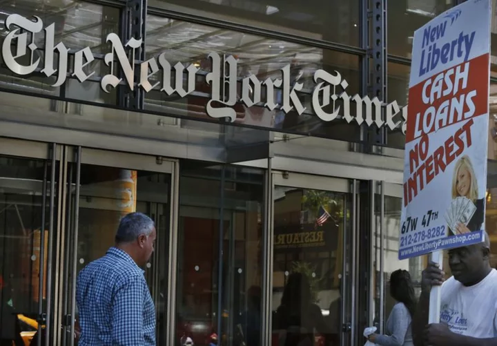 New York Times beats quarterly revenue estimates as ad sales rebound