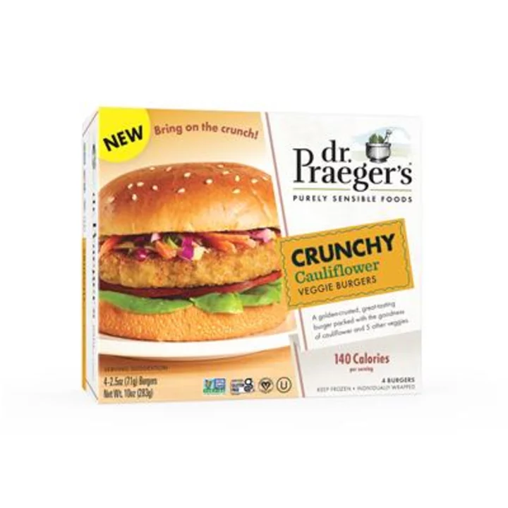 Dr. Praeger’s Reimagines the Veggie Burger With New Crunchy Burger Launch