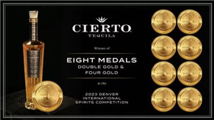 Cierto Tequila Wins Double Gold at the 2023 Denver International Spirits Competition