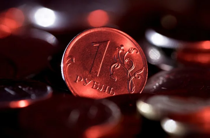 Rouble hits 15-month low past 87 vs dollar on political risk concerns