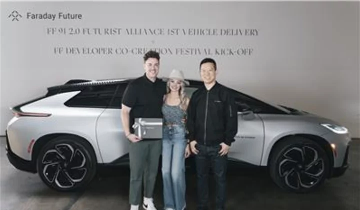 FF Officially Delivered the Very First FF 91 2.0 Futurist Alliance to its First Spire User and Kicks Off its August Developer Co-Creation Festival at Pebble Beach