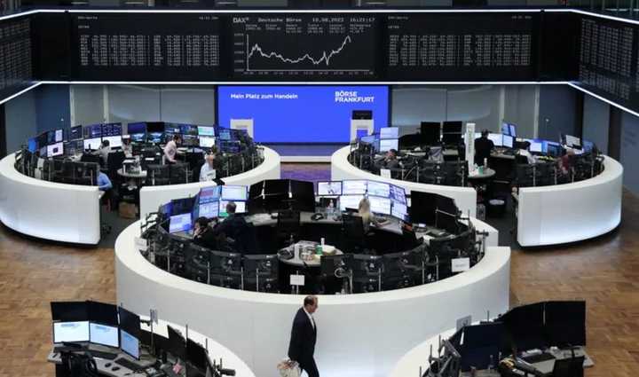 European shares fall as cooling US inflation fails to ease jitters
