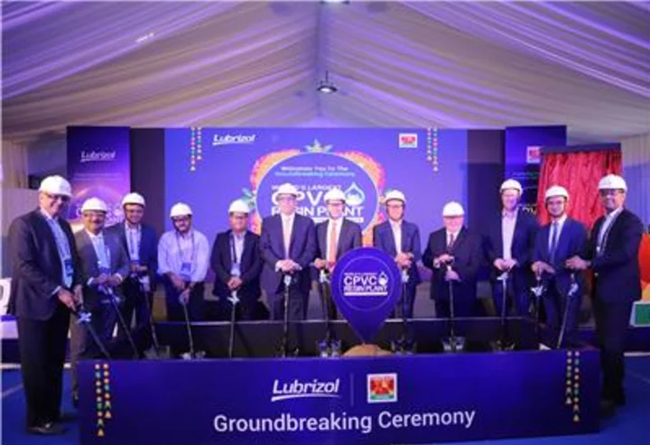 Lubrizol and Grasim Industries Limited Break Ground on World’s Largest CPVC Resin Plant*