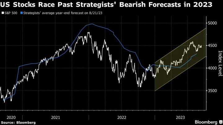 Morgan Stanley’s Wilson Says Clients See Tough 2024 for Stocks