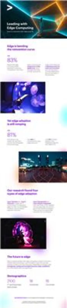 Edge Computing to Enable New Business Models in the Next Three Years, According to New Accenture Report