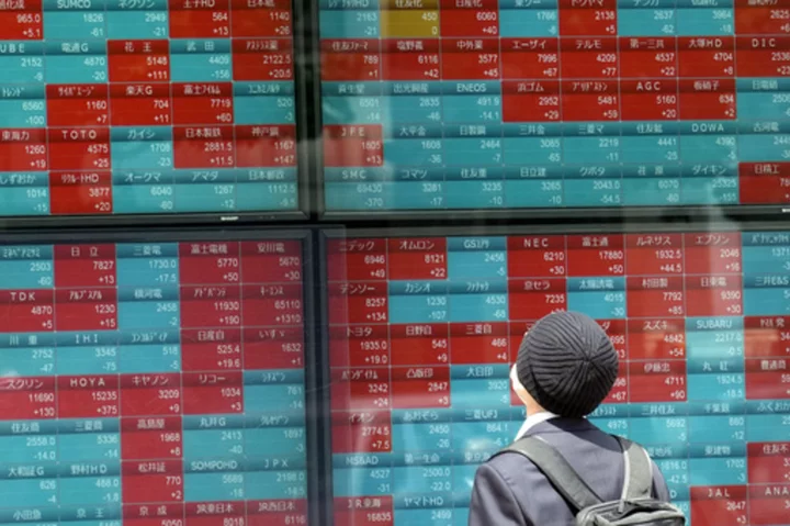 Stock market today: Asian shares mostly lower on looming worry over US banks, China growth