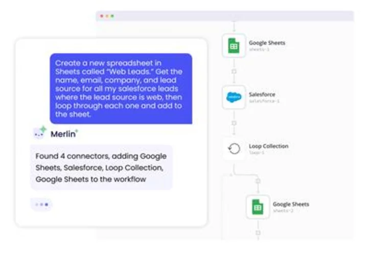 Tray.io Unveils Merlin AI to Instantly Transform Large Language Model Outputs Into Complete Business Processes