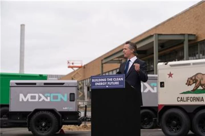 Governor Newsom Visits Moxion Power as Company Announces Energy Storage Gigafactory in Richmond, CA