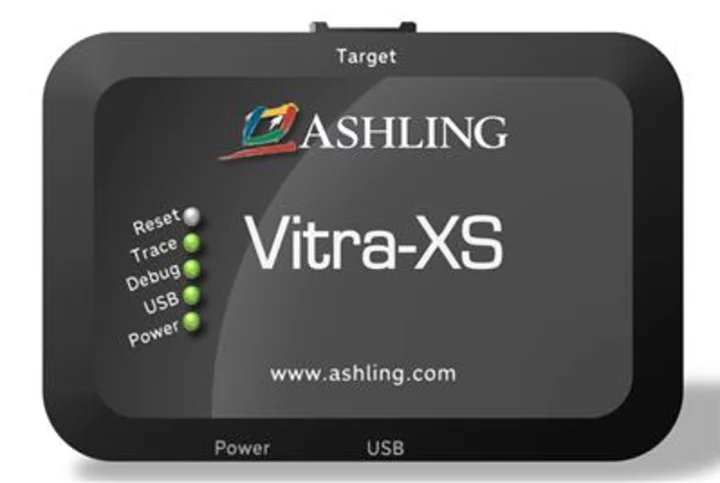 Ashling announces availability of their new product, the Vitra-XS Debug & Trace Probe for Synopsys ARC® Processors