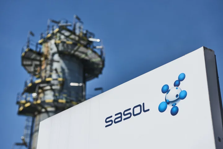 Sasol Slumps as It Flags Profit Hit From South African Snarl-Ups