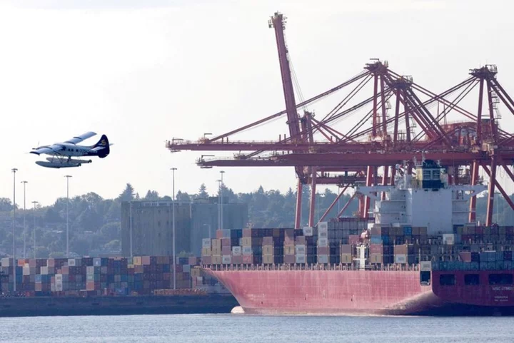 Canada's trade deficit shrinks in July as West Coast port strike weighs