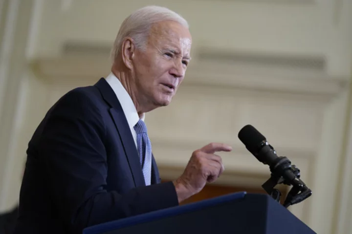Biden's approval rating on the economy stagnates despite slowing inflation, AP-NORC poll shows