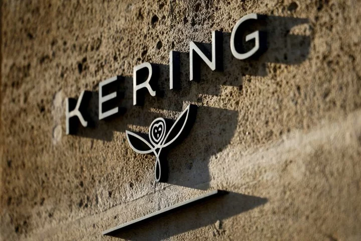 Kering shares fall 4% after sales drop, dragging down luxury sector