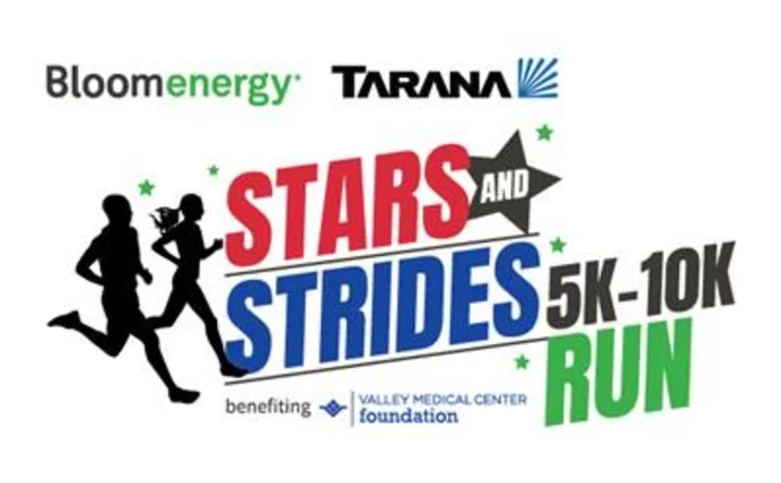 Bloom Energy and Tarana Wireless Stars and Strides 5K-10K Run/Walk and Kids Fun Run Set For Saturday, July 1, Benefiting Valley Health Foundation