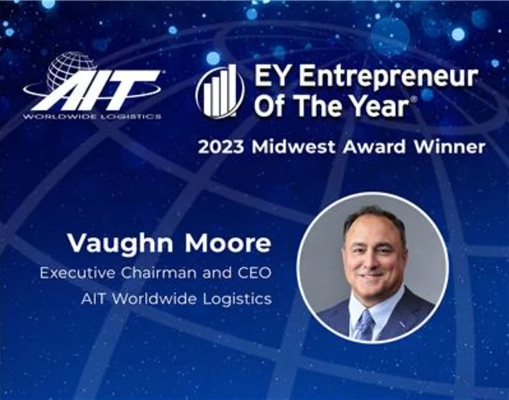 AIT Worldwide Logistics’ Vaughn Moore Named EY Entrepreneur Of The Year® 2023 Midwest