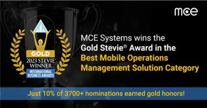 MCE Systems Wins Gold Stevie® Award in 2023 International Business Awards®