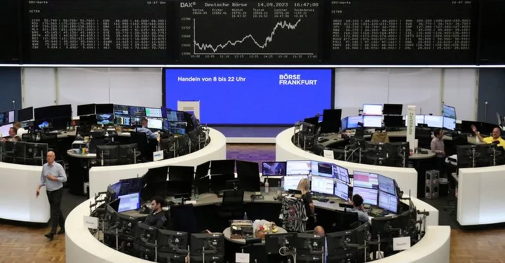 European shares set to end week higher after ECB signals end to rate hikes