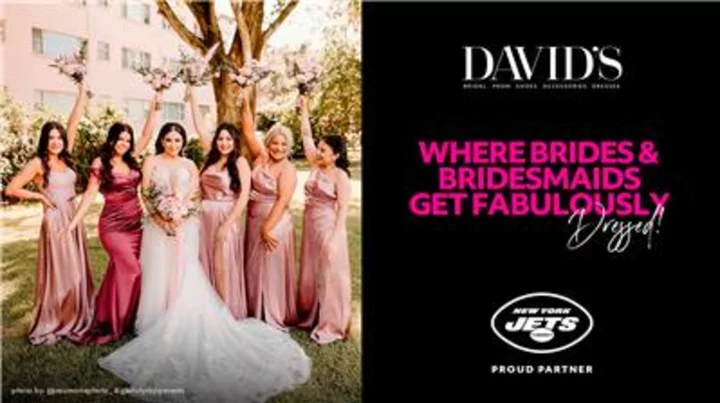 David's Bridal to Capture Kisses in Partnership with the New York Jets