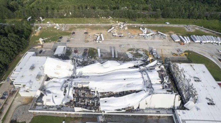 Tornado-damaged Pfizer plant in North Carolina restarts production
