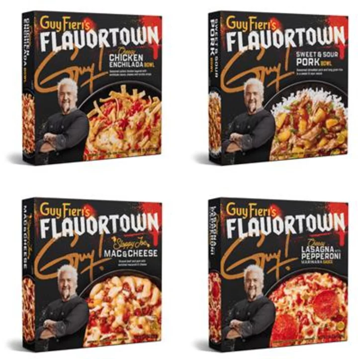 Celebrity Restaurateur Guy Fieri Introduces “Guy Fieri’s Flavortown,” a Delicious New Frozen Food Line