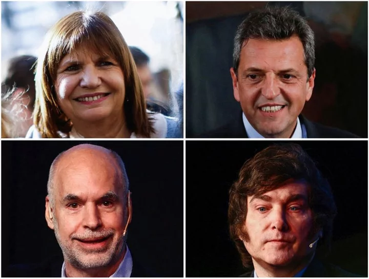 Argentina set for primary vote with ruling Peronists fighting for survival