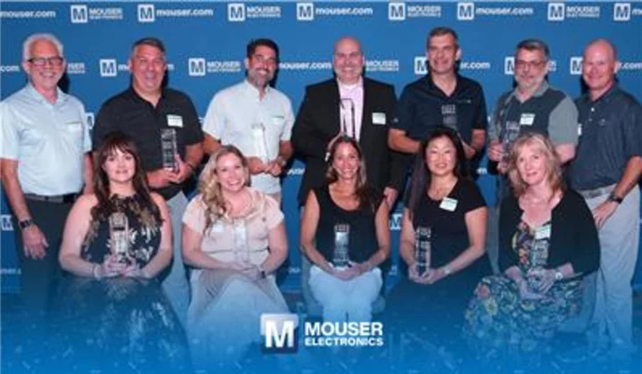 Mouser Electronics Honors its 2023 Best-in-Class Award Winners
