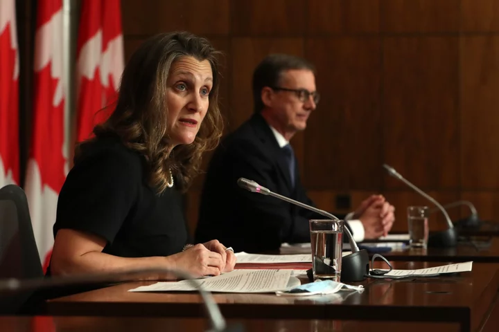 Freeland Tries to Calm ‘Anxious’ Canadians After Fresh Rate Hike