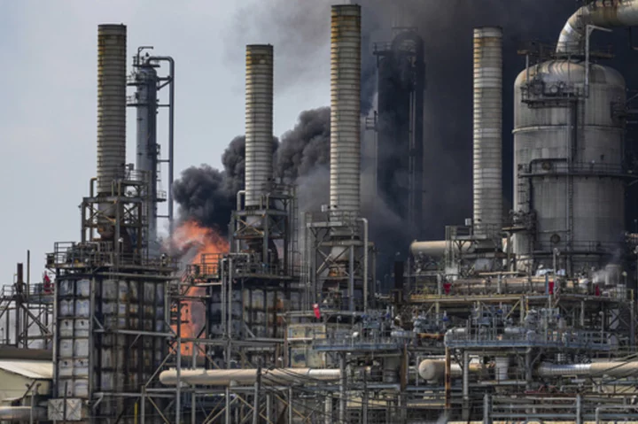 Shell: Fire that reignited at Texas plant is extinguished