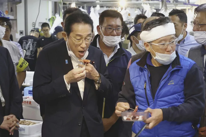 Japan's PM visits fish market, vows to help fisheries hit by China ban over Fukushima water release