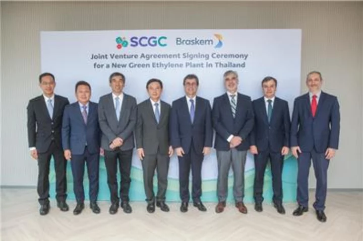 Braskem and SCG Chemicals join forces to advance in the bio-based Ethylene project in Thailand