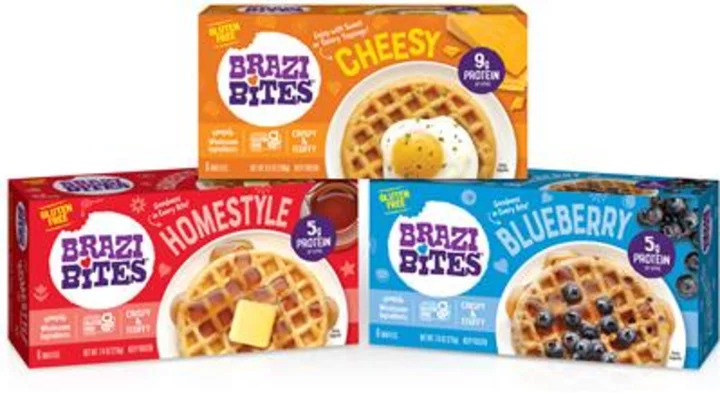 The Internet Made Us Do It! Brazi Bites Debuts New First-to-Market Savory & Sweet Gluten-Free Waffles