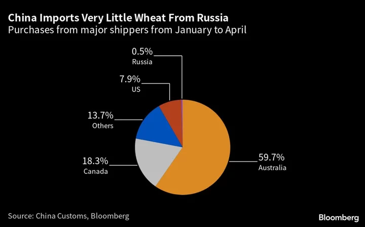 China’s Buying a Lot of Commodities From Russia, Just Not Wheat