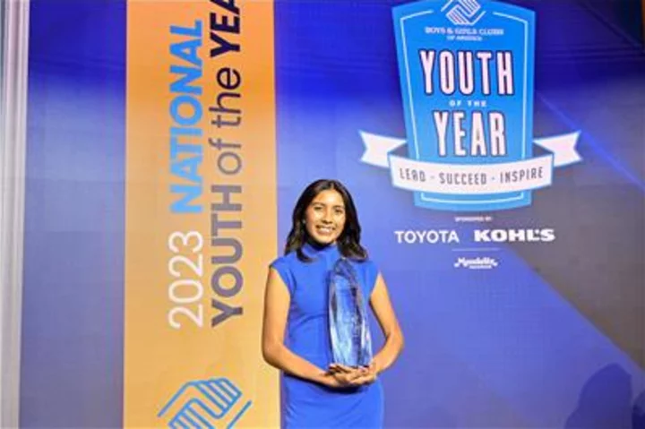 Boys & Girls Clubs of America Awards Texas Teen with $50,000 Scholarship, a Toyota Corolla, and a $5,000 Kohl’s Gift Card, During Star-Studded Annual “National Youth of the Year” Celebration