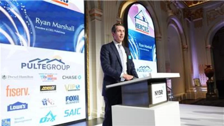 PulteGroup President and CEO Ryan Marshall Honored at Building Homes for Heroes’ 11th Annual Honoree Gala