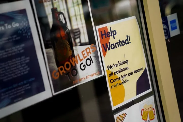 Moderate US job growth slowdown expected in September