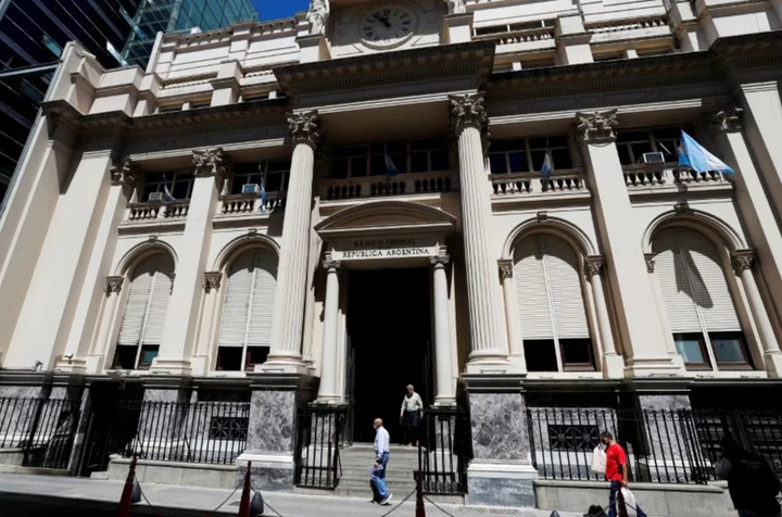 Argentina holds interest rate steady despite inflation spike -source