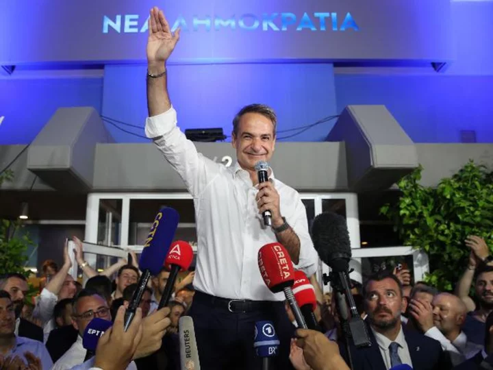 Greek PM Kyriakos Mitsotakis wins repeat election in early results, securing clear parliamentary majority