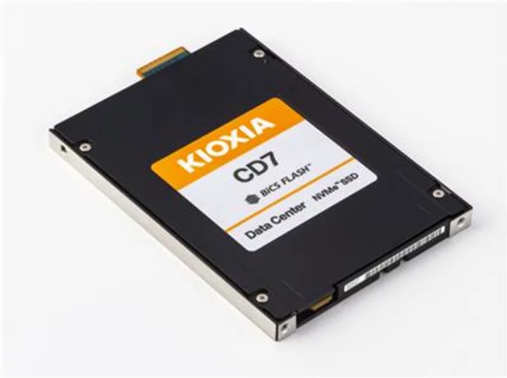 CORRECTING and REPLACING KIOXIA First to Launch Data Center NVMe E3.S SSDs on Hewlett Packard Enterprise Systems