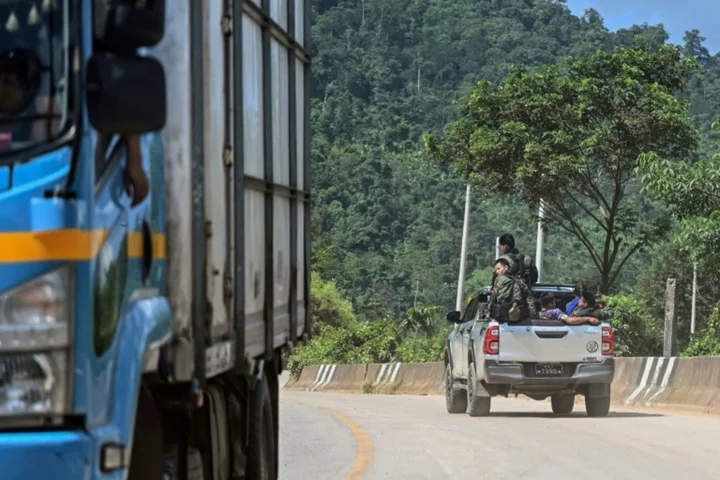 Myanmar truckers slog on as conflict clogs trade highway