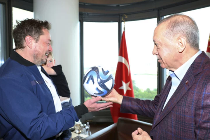 Turkey's President Erdogan and Elon Musk discuss establishing a Tesla car factory in Turkey
