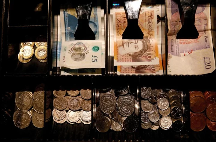 Sterling rises as UK basic wage growth hits record high