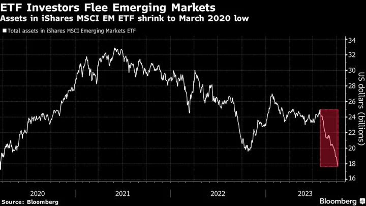 BlackRock’s ETF Is Outsized Loser in Emerging-Market Selloff