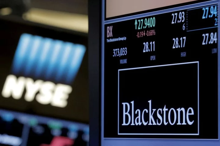 Blackstone's quarterly earnings slump 39% as asset sales plummet