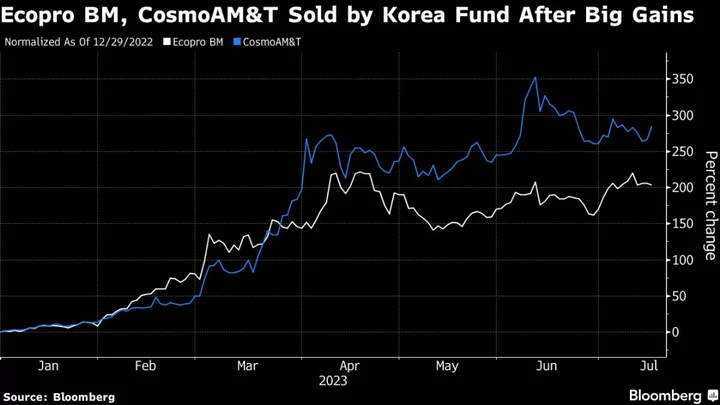 Fund Beating Nearly All Peers Dumps Korean EV Stocks, Buys Chips