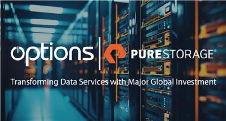 Options Transforms Data Services with New Five-Year Global Investment in Pure Storage