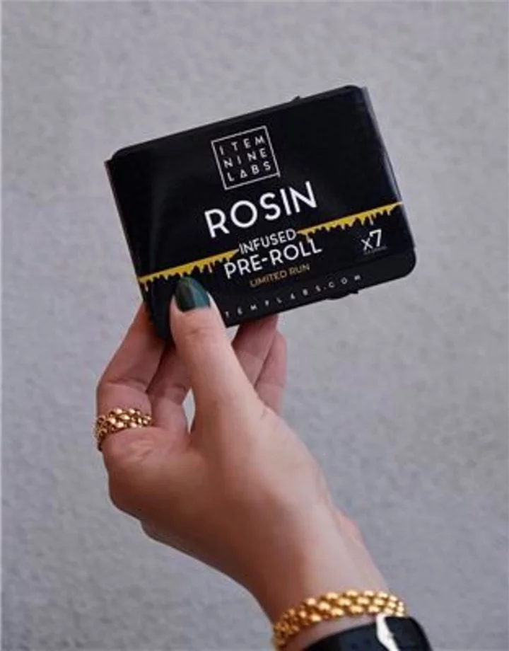 Item 9 Labs Releases Latest Limited Edition One-Gram Rosin-Infused Pre-Rolls