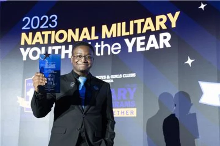 Boys & Girls Clubs of America Recognizes Kentucky Teen with an additional $20,000 Scholarship during 2023 National Military Youth of the Year Celebration