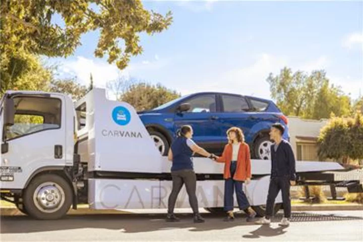 Carvana Debuts Same Day Vehicle Delivery in Indiana Sharing New Level of Speed and Convenience With Local Shoppers