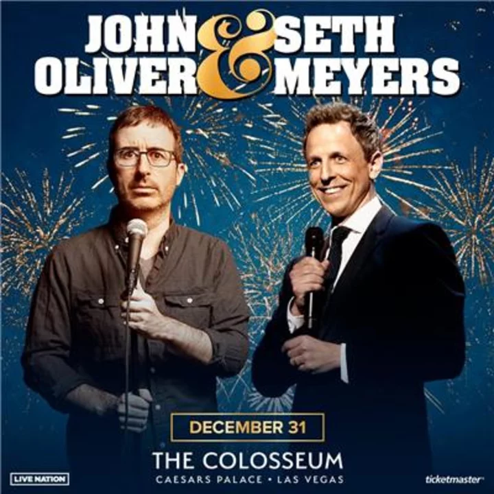 John Oliver and Seth Meyers - Two Comedians, One Stage on New Year’s Eve at The Colosseum at Caesars Palace